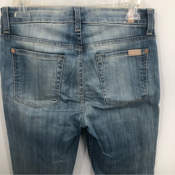 Seven for all mankind women’s Hi waist, ankle skinny jean Blue size 28 - Picture 7 of 15